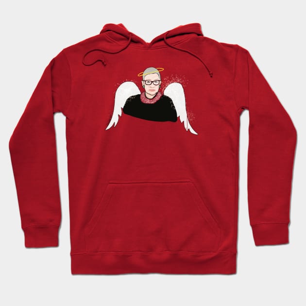 RIP RBG Hoodie by Christine Borst Creative Studio